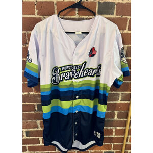 Worcester Bravehearts Team Issued Jersey. On Field Authentic. #30 men’s size 46